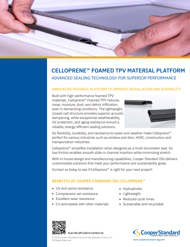 celloprene foam tpv